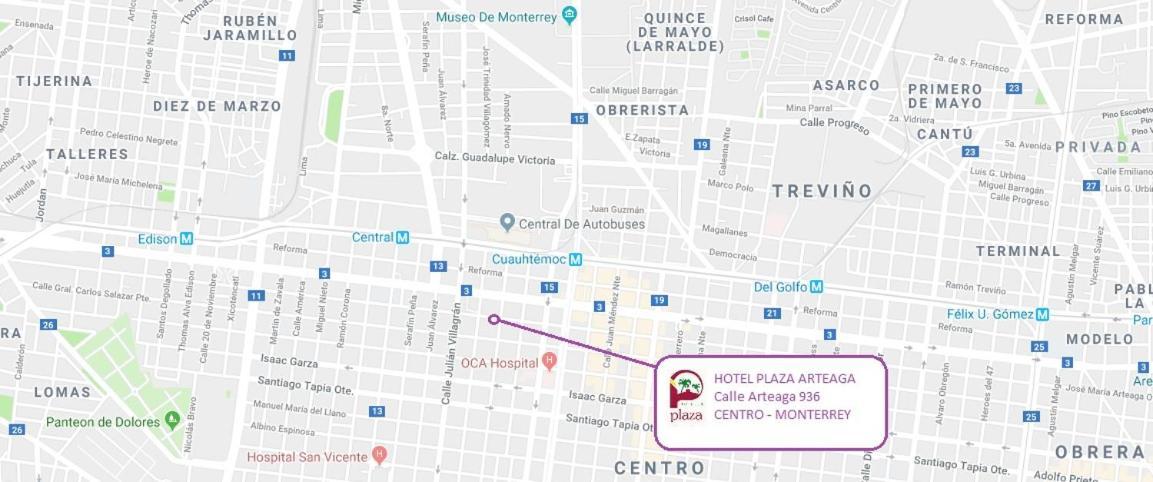 Hotel Plaza Arteaga مونتيري المظهر الخارجي الصورة